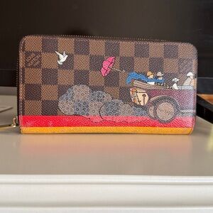 Louis Vuitton Brown Checkered Wallet